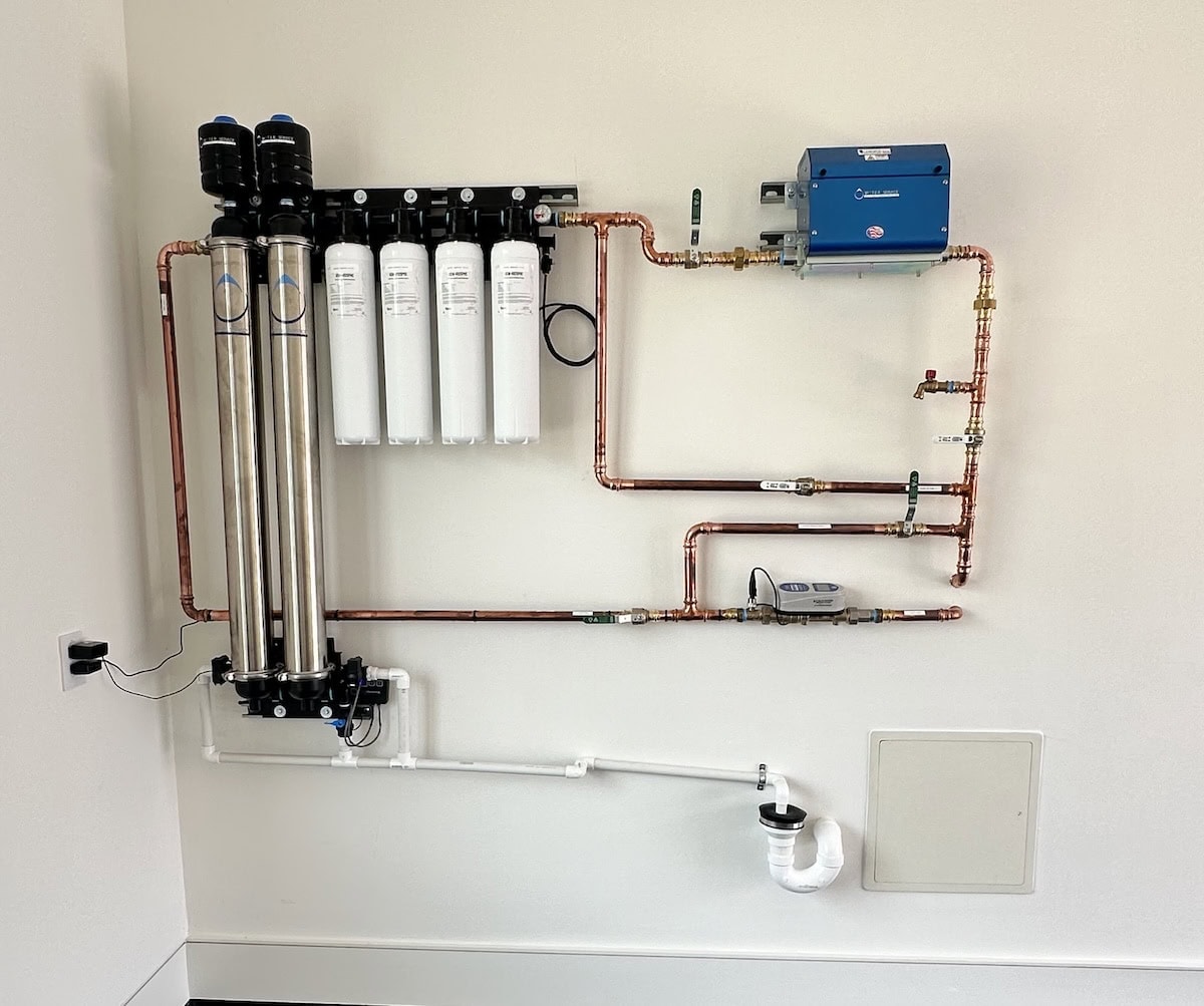 anchor plumbing service water filtration system update